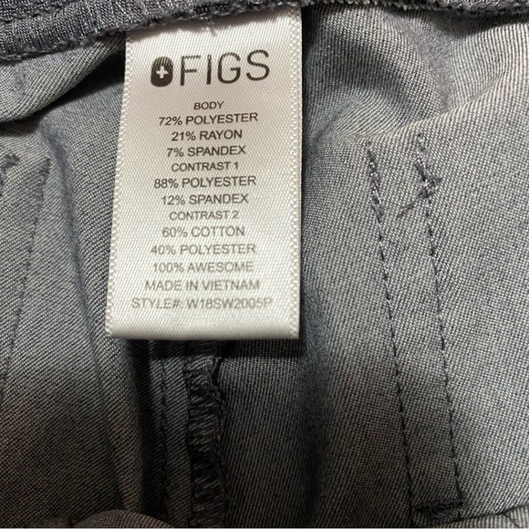 Figs graphite color scrub set size S - Picture 7 of 14